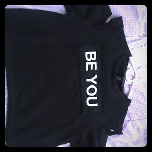 FOREVER 21  CROP TOP (black)